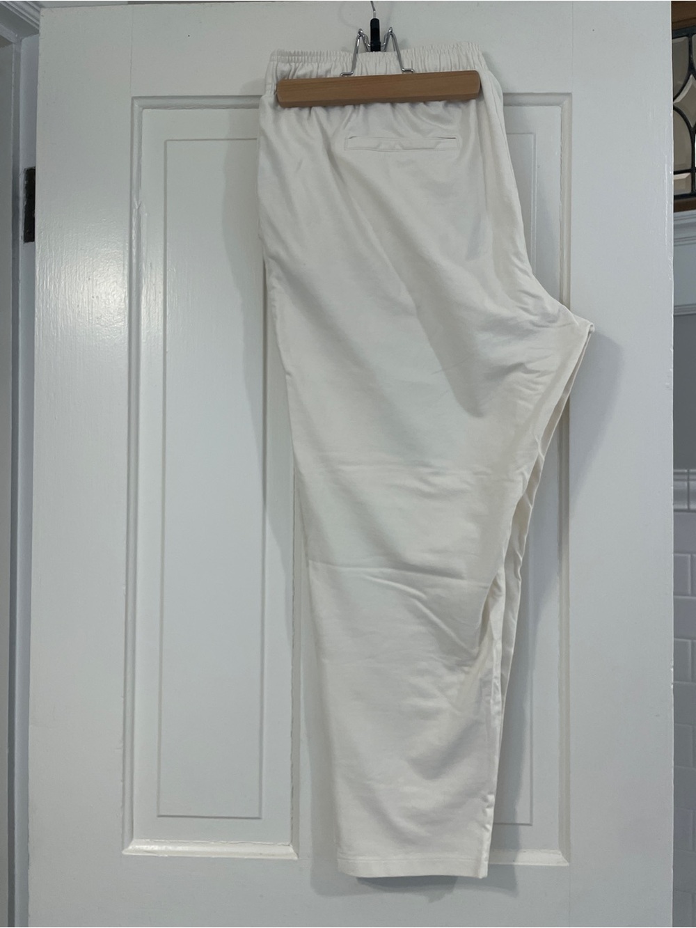 a new day Cream Elastic Waist Knit Jogger Pants
